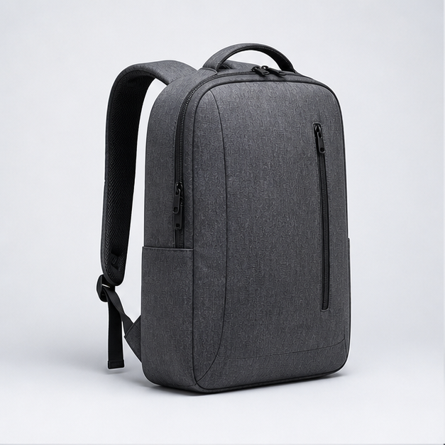 Laptop backpack (Metro Work Backpack), front three-quarter design reference