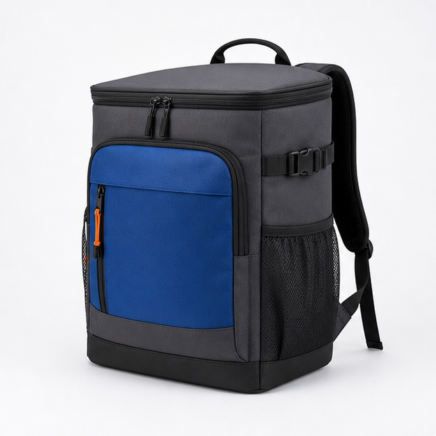 Backpack cooler (Backpack Cooler), front three-quarter design reference