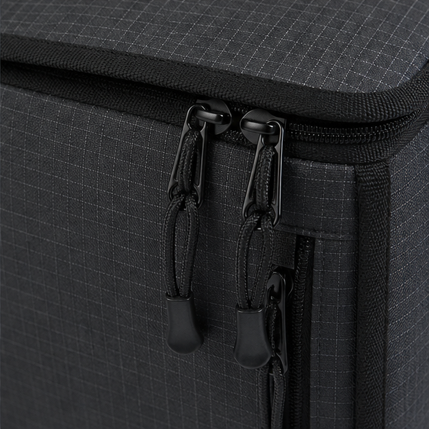 Hanging toiletry bag (Hanging Toiletry Organizer), detail design reference