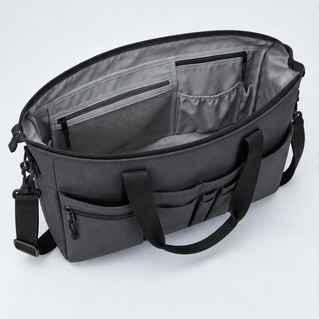 Utility tote (Multi-Pocket Utility Tote), interior design reference